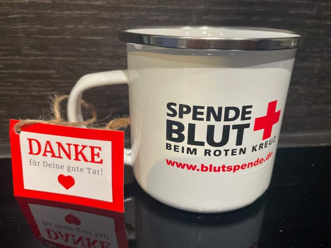 Foto: Spendergeschenk DRK Blutspendedienst Tasse